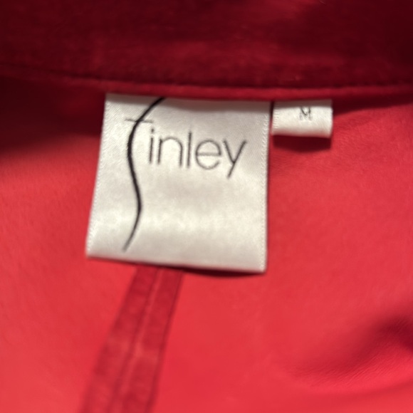 FINLEY Lacey Ruby Suede Leather Tie-Front Jacket Sz M EUC - Picture 4 of 6